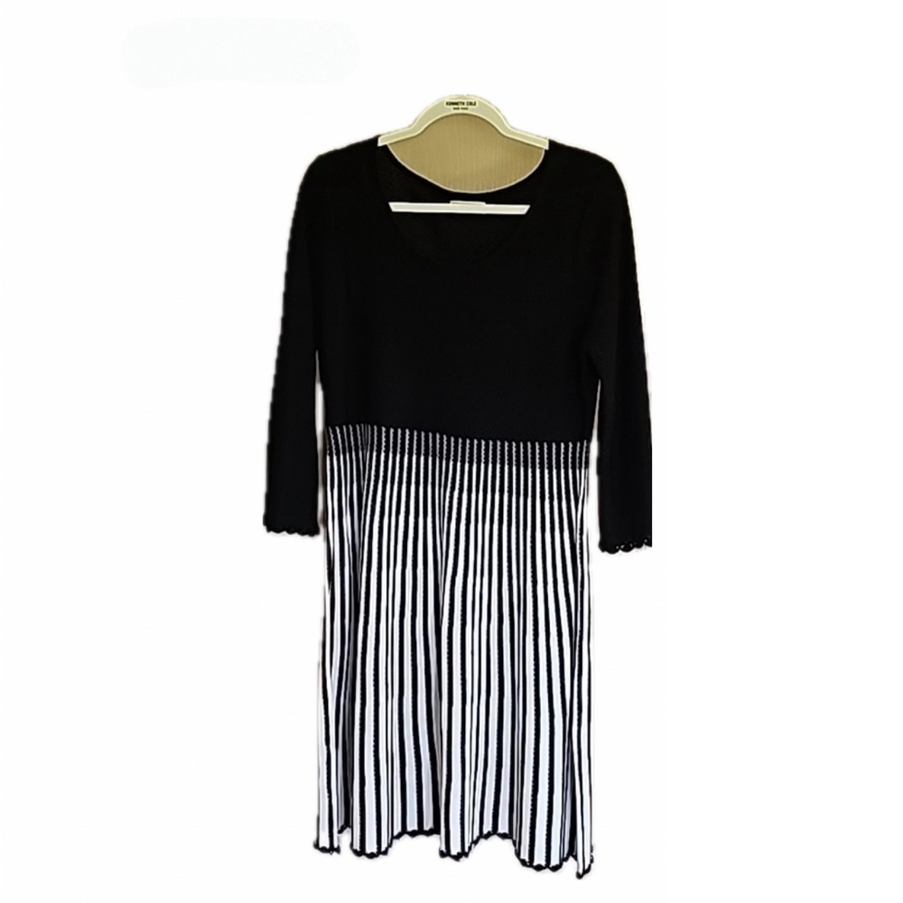 Calvin Klein Knit Dress - New Women | XL | black and white
